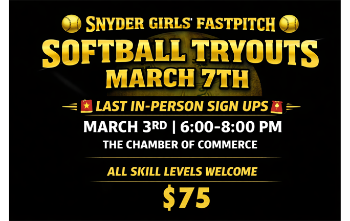 In person sign-ups tonight March 3rd